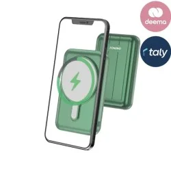 Foneng Q29 Magnetic Wireless Charging Power Bank PD 20W With QC 3.0 Fast Charging 10000mAh Fast Charging - Green